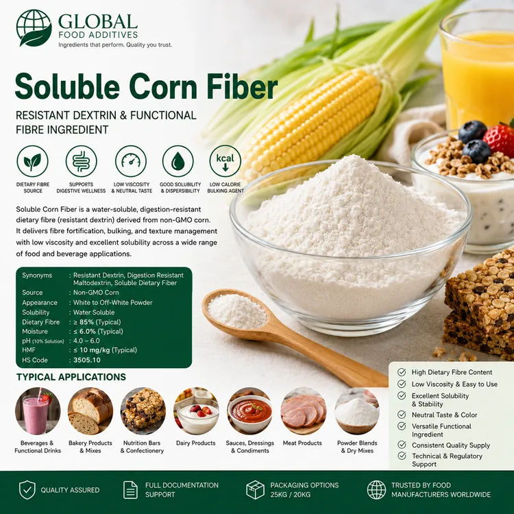 Soluble Corn Fiber food additive food additive ingredient illustration